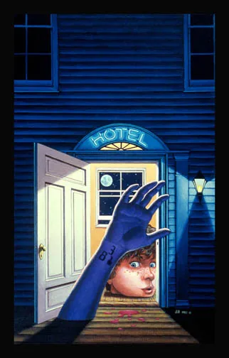A Quiet Night of Fear, painting by Jill Bauman (Charles L. Grant)