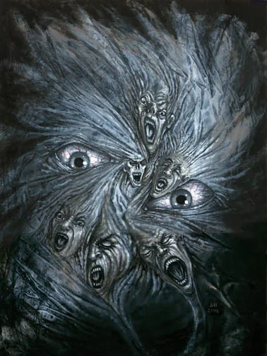 Ash Wednesday, painting by Jill Bauman (Chet Williamson)