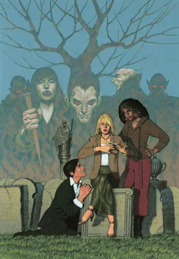 Betsy the Vampire Queen, painting by Walter Velez (Mary Janice Davidson)