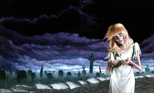 Cast a Cold Eye, painting by Jill Bauman (Alan Ryan)