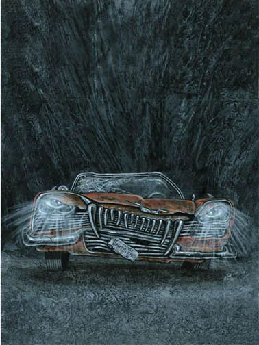 Christine Dream, painting by Jill Bauman (Stephen King)