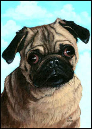 Cleo, painting by Jill Bauman