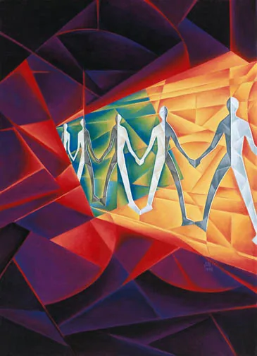 Edgeworks 3: The Harlan Ellison Hornbook & Harlan Ellison’s Movie, painting by Jill Bauman