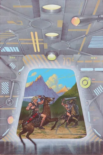 Firehand, painting by Walter Velez (Andre Norton & P.M. Griffin)