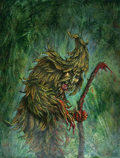Flesh & Blood, painting by Jill Bauman (Graham Masterton)