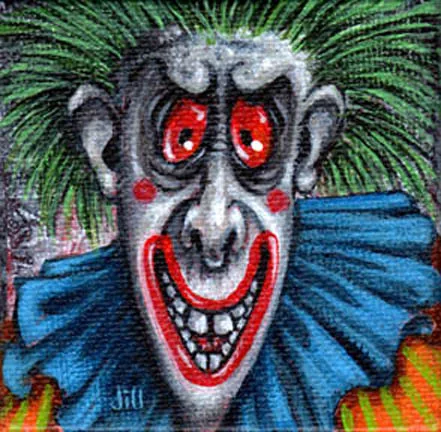 Fred, painting by Jill Bauman