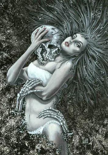 Haeckler’s Tale, painting by Jill Bauman (Clive Barker)