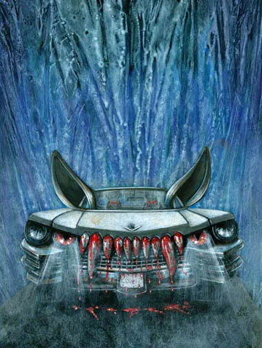 Jackals, painting by Jill Bauman (Charles L. Grant)