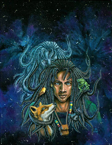 Johnny Rev, painting by Jill Bauman