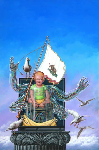 Kalifornia, painting by Jill Bauman