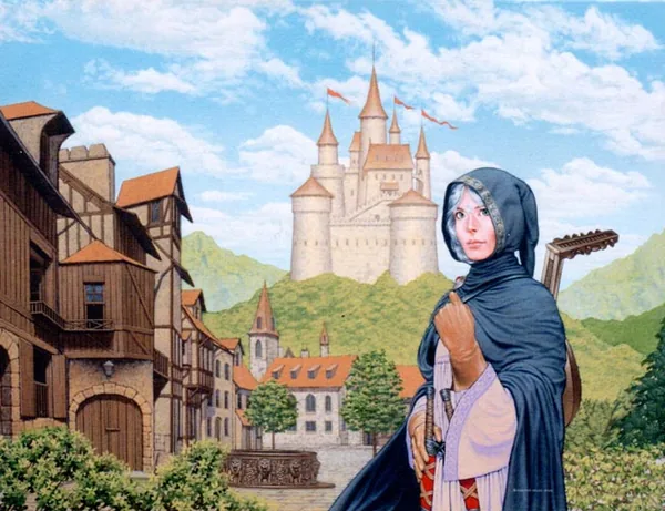 Lythande, painting by Walter Velez (Marion Zimmer Bradley)
