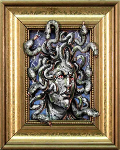 Medusa, painting by Jill Bauman
