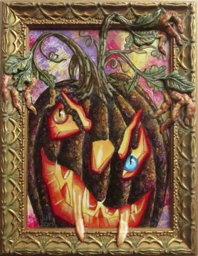 Mister Fingers, painting by Jill Bauman