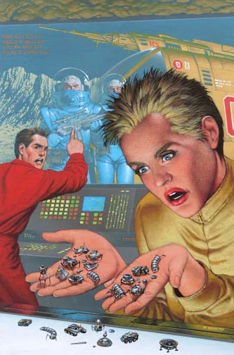 Moonwar, painting by Walter Velez (Ben Bova)