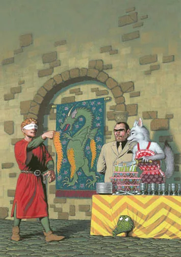 Myth-Chief, painting by Walter Velez (Robert Asprin & Jody Lynn Nye)