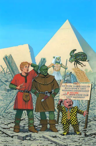 Myth-Fortunes, painting by Walter Velez (Robert Asprin & Jody Lynn Nye)