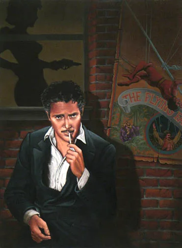 Nick Velvet, painting by Jill Bauman