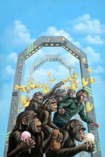 Parallelities, painting by Jill Bauman