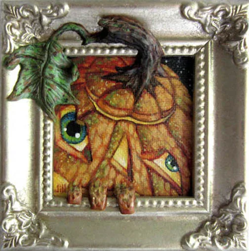 PumpkinPete, painting by Jill Bauman
