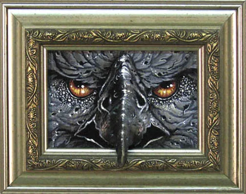 Scavenger, painting by Jill Bauman