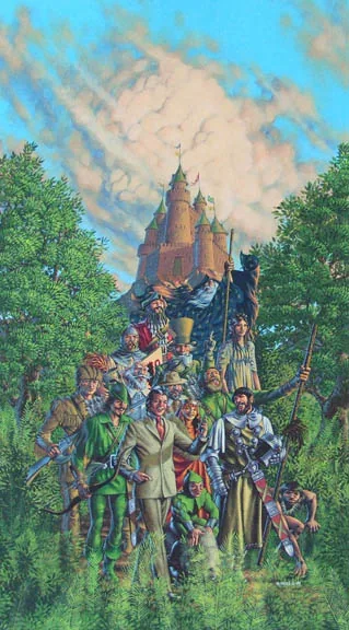 Silverlock, painting by Walter Velez (John Myers Myers)