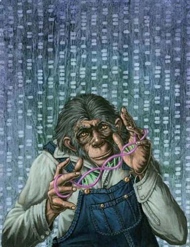 Sims V: Thy Brother's Keeper, painting by Jill Bauman (F. Paul Wilson)