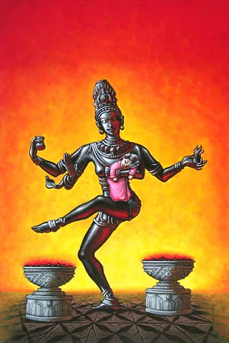 Song of Kali, painting by Jill Bauman (Dan Simmons)