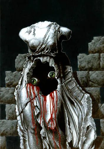 The Doll Who Ate His Mother, painting by Jill Bauman (Ramsey Campbell)