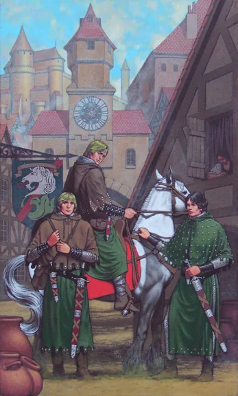 The Face of Chaos, painting by Walter Velez (Robert Asprin)
