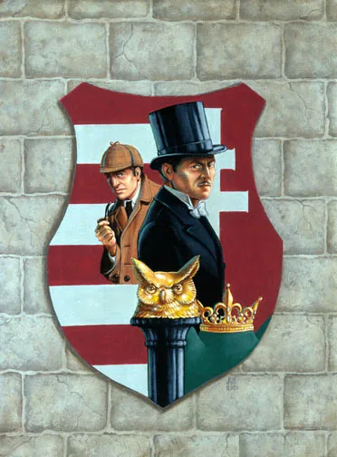 The Great Game, painting by Jill Bauman (Michael Kurland)