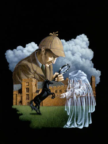 The Haunting of Torre Abbey, painting by Jill Bauman (Carol Bugge)