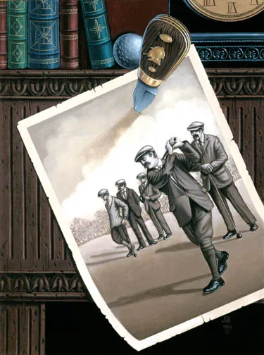 The Lost Heir/Sherlock Holmes, painting by Jill Bauman