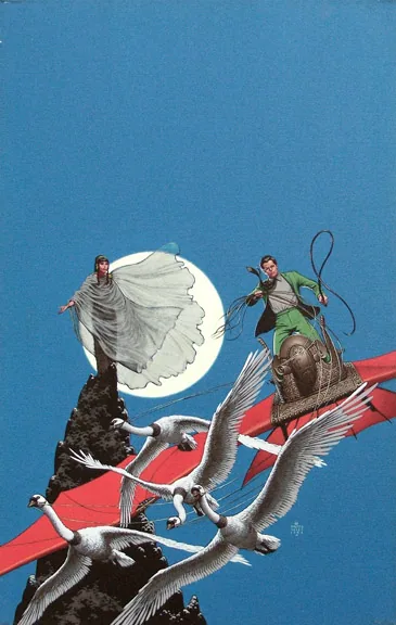 The Moon’s Fire-Eating Daughter, painting by Walter Velez (John Myers Myers)