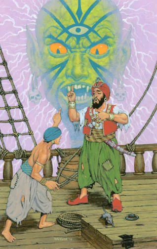 The Other Sinbad, painting by Walter Velez (Craig Shaw Gardner)