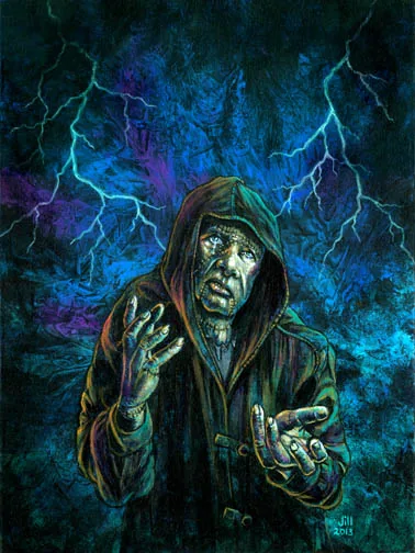 The Passion of Frankenstein, painting by Jill Bauman (Marvin Kaye)