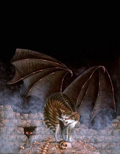 The Rats in the Walls, painting by Jill Bauman (H.P. Lovecraft)