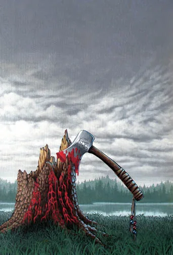 Tread Softly, painting by Jill Bauman (Richard Laymon)