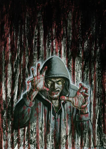 Walking Shadows, painting by Jill Bauman (Erik Williams)