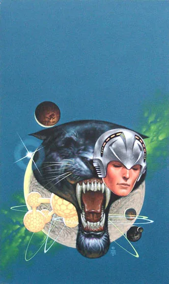 Winds of Altair, painting by Walter Velez (Ben Bova)