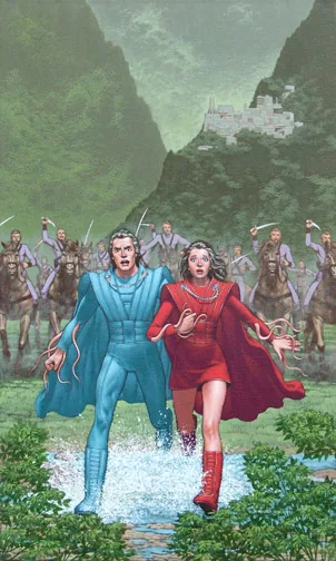 Zelerod’s Doom (Book 8 in the Sime/Gen Series), painting by Walter Velez (Jacqueline Lichtenberg & Jean Lorrah)